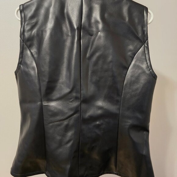 MARILYN WOMENS  LEATHER  VEST - Picture 2 of 3